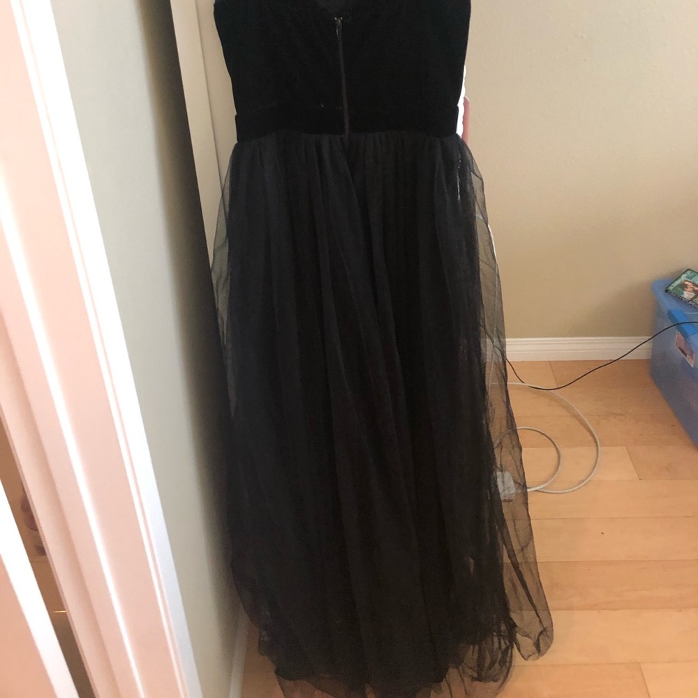 VELVET TOOL DRESS - Picture 3 of 4